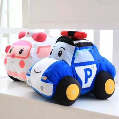 China Custom Color Promotional Advertising Cute Kids Cars Model Stuffed Plush Toys for sale