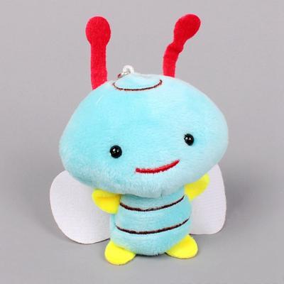 China Lovely 8CM Promotional Custom BEE Plush Stuffed Toy Doll TOYS for sale