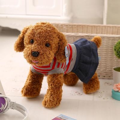 China Promotional Mini Sleep Dog Plush Breathing Dancing Toy for sale