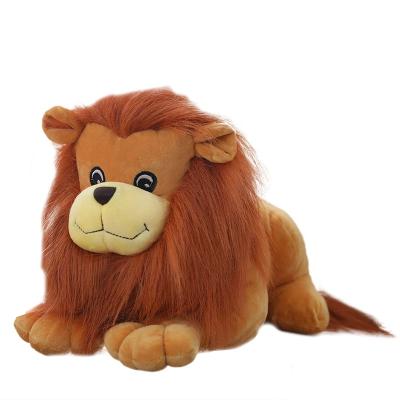 China Promotional Big Animal Lion Child Doll Forest Kneeling Lion Doll Cute Plush Toy for sale