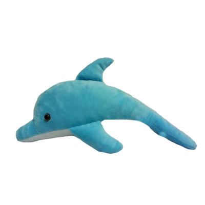 China Promotional Soft Blue Dolphin Stuffed Toy Sealife Fish Dolphin Plush Toys for sale