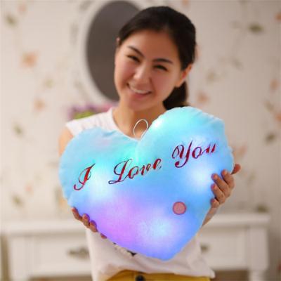 China Promotional Custom Singing Luminous Stars Led Light Pillow For Christmas Toys for sale