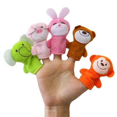 China New Design Promotional Mini Finger Puppet Customized Plush Finger Stuffed Toy for sale