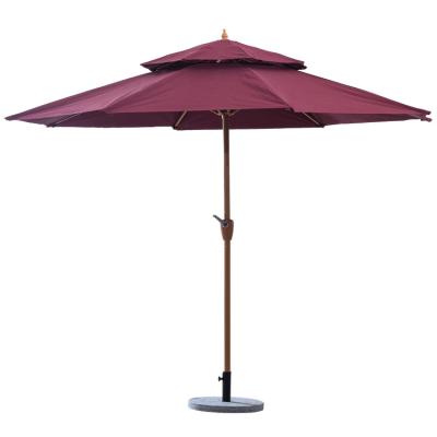 China Sunscreen+Waterproof Outdoor Parasol Garden Pool Beach Sun Umbrella Advertising Umbrella Pavilion Custom Umbrella for sale