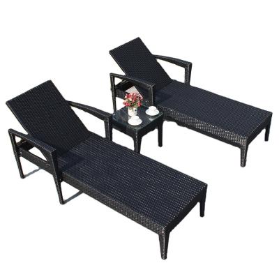 China Beach Garden Wicker Chair Outdoor Pool Furniture Waterproof And Sunscreen Modern Luxury Lounge for sale