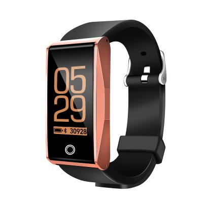 China Touch Screen MATE 1 Plus Smart Heart Rate Blood Pressure Health Waterproof Smart Watch Heart Wristband Wristband Fitness Tracker for sale