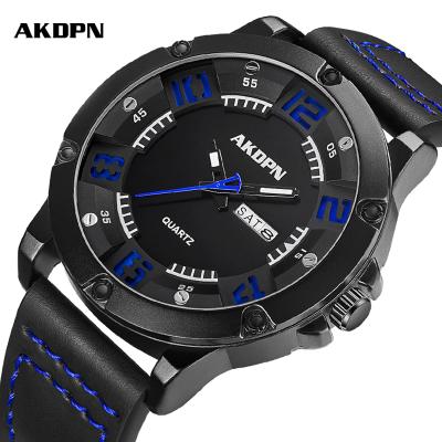 China AKDPN Complete Calendar Complete Relogio Masculino Quartz Brand 2021 Fashion Brand New Waterproof Luminous Business Watch Chronograph Male Wristwatch for sale