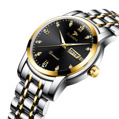 China New JLANDA day/date fashion women watches ladies top brand luxury creative steel women bracelet watches female quartz waterproof watch for sale