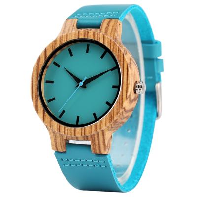 China Couples Wooden Date Week Date Week Quartz Men Women Watch Band Non-Specific Colored Wood Logo Customize Dropship Wholesale for sale