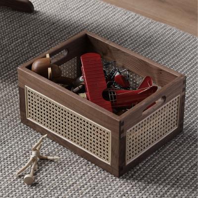 China Europe market best-selling bathroom furniture home decoration storage item rattan hand - woven storage drawers for sale