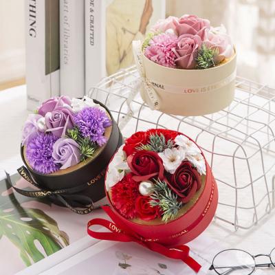 China PE Foam Flower High Technology Good Price Soap Flower Rose Box for sale