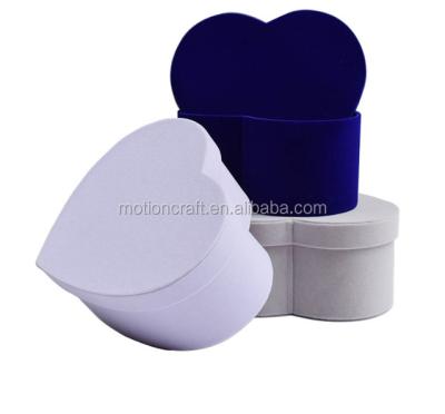 China Other Heart Velvet Flower Wholesale Box , Packaging Box For Flower for sale