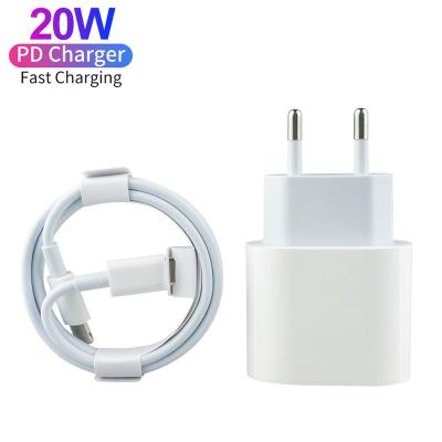 China Wholesale Universal Mobile Phone Charger 20w Palladium 20w Mobile Phone USB Wall Charger Fast Charging Phone For Apple for sale