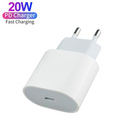 China Original Mobile Phone 20W Palladium Charger USB Fast Type C Wall Charger Plug USB-C Power Adapter For Apple iPhone 12 13 pro for sale