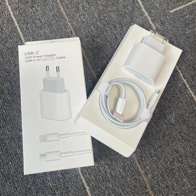 China Original Logo Cell Phone Wall USB-c Type Portable Bulk USB Mobile Phone Fast Charging Charger Adapter PD 18w 20w C Cable Plug For Iphone for sale