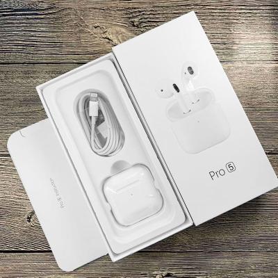 China High Quality Wireless Charging Waterproof Earphone Siri Touch Control Pro 5 In-Ear Tws Pro 5 Earbuds For Mobile Phone for sale