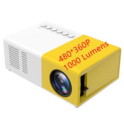 China Pico Salange J9 Portable Mini Beamer YG300 Projector 1000 Lumens Pocket Mobile Home Video Projector For Kids Story Proyector for sale