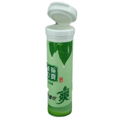 China Good Quality Medicine Tablet Dispensing Effervescent Tube Packaging Plastic Tablet Candy Medicine Dispensing Tubes for sale