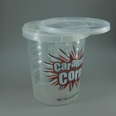 China 1L Single Wall Passed FSSC22000 Custom Logo Food Grade PP Oversized Yogurt Cups With Lids for sale