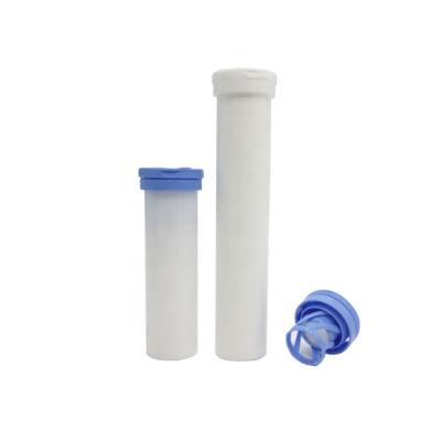 China Vitamins Factory Effervescent Tablet Supply Customized Logo Vitamin C Tablet Effervescent Tubes Desiccant Cap for sale