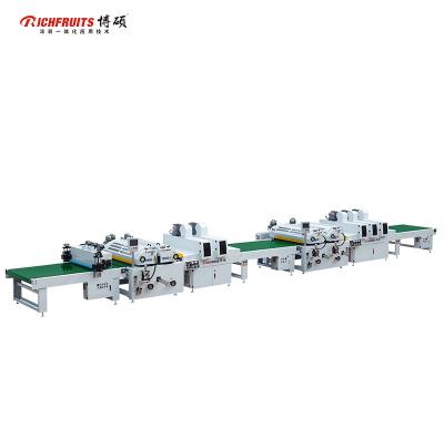 China Furniture making/WPC polishing panels automatic UV roller coating production line factory price/wooden machine for sale