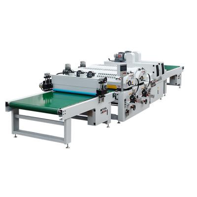 China Furniture making/WPC polishing line automatic UV wood coating Richfruits varnish coating machine roller coating machine machine for sale