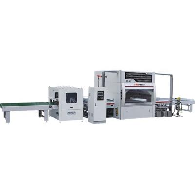 China Building Material Shops Richfruits Wood Door Production Line Automatic Spray Painting Machine Wood Painting Machine for sale