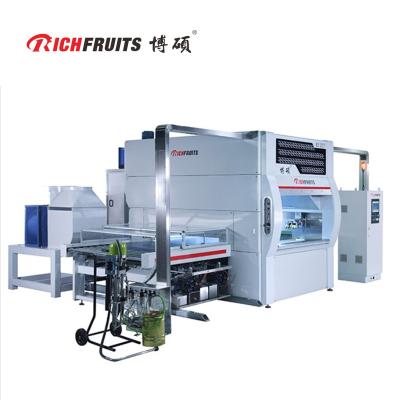 China Automatic Calcium Silicate Board Fiber Cement Exterior Spray Finishing Machine For Panel UV Painting for sale