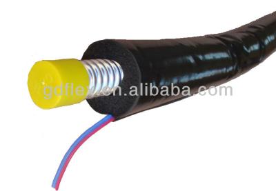 China Single EPDM Pre-insulated Flexible Solar Pipe For Solar Water Heaters for sale