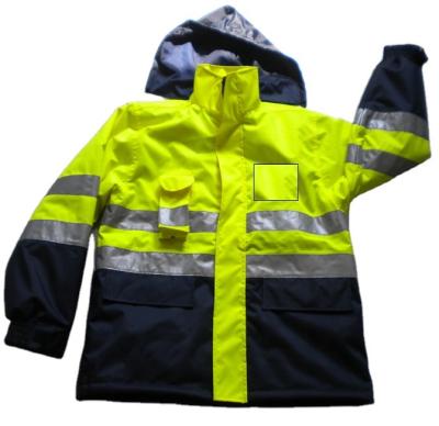 China Water Proof High Visibility Safety Reflective Waterproof Jacket for sale