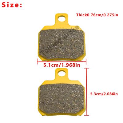 China Motorcycle Brake Pads Aprilia Benelil Derbi Ducati Ktm Yamaha Metal Copper Brake Pads for sale