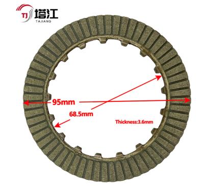 China 130mm Black Steel Motorcycle Clutch Kits Featuring 6 Plates for Universal Fitment for sale