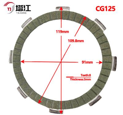 China Steel Motorcycle Luk Clutch Kit With 6 Plates 8mm And 1.5kg Weight for sale