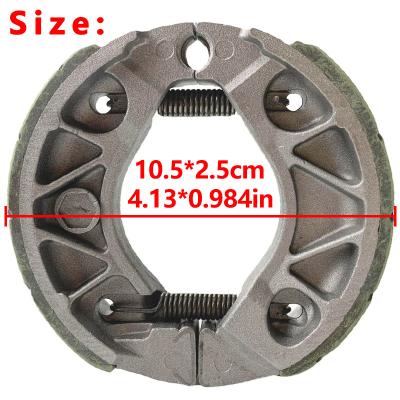 China Long Life Easy Install Drum Brake Shoes / 2 Wheeler Brake Shoe For Car Model Motorcycle One Stop Sourcing for sale