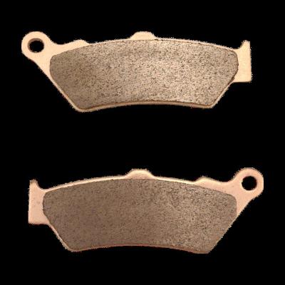 China Slotted Design Heat Treated Disc Harley Front Brake Pads / Harley Davidson Oem Brake Pads for sale