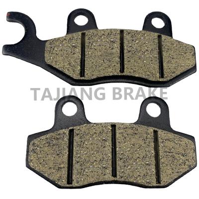 China Kawasaki Silver Brake Components Motorcycle Front Brake Pads For Improved Stopping Performance for sale