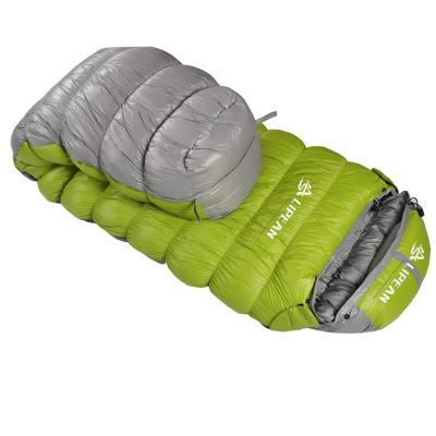 China Mummy Manufacturer OEM Custom Human Shaped Sleeping Bag Cotton Down Shape Camping Cheap Human Sleeping Bag For Winter for sale