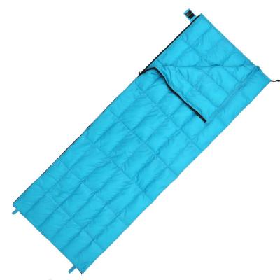 China Envelope Type 2022 New Irealand 800fill Goose Down Waterproof Portable Camping Warm Sleeping Bag Winter Travel for sale