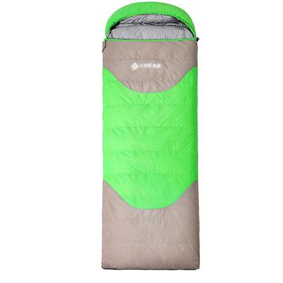 China Manufacturer Custom Natural Waterproof Cold Weather Mom Envelope Type Down Sleeping Bag Camping for sale