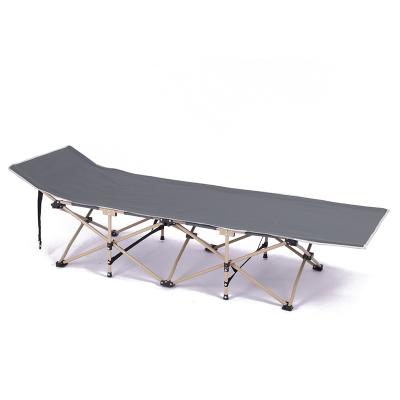 China 1200D Oxford Cloth APB004 Folded Single Layer Beach Camp Cama Cloth Army Other Single Adult Luxury Sleep Lounge Sale Metal Camping Bed for sale