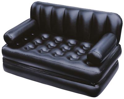 China Foldable Air Lounge Air Mattress Sofa Sidewinder-C.A. 5-In-1 Foldable Multifunctional Double Pump Couch for sale