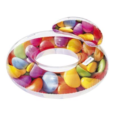 China Bestway 43186 Inflatable Float Toys River Snake Colorful Candy Pleasure Lounge Water Swim Ring for sale