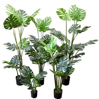 China Touch High Quality Factory Monstera Deliciosa Thicker/Natural Artificial Tree/Reality Fake Tree Bonsai For Decoration for sale