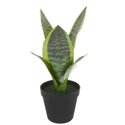 China New Style Minimalist Sansevieria Bonsai Sisal Plant Artificial Snake Plant For Pot Decoration for sale