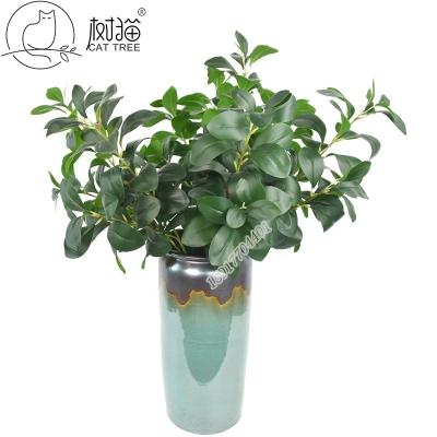 China Natural Touch/Wholesale 80cm Milan Reality Plant Really Touching Fake Plant Artificial Leaf For Decoration Flower for sale