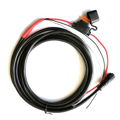 China NMEA2000 Push Pull 5 Pin Female Power Connector Cable With Fuse 06329-ZZ3-000AH M12 5 Pin Plastic Nmea Cable Power Plug 2000 Connector for sale