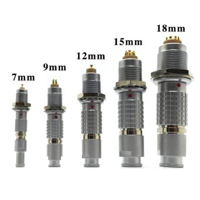 China Factory Price Wholesale EGG 1B 304 Plug Waterproof Lemos 4 Pin Connector Self Locking Push Pull Metal Plug Connector Socket for sale