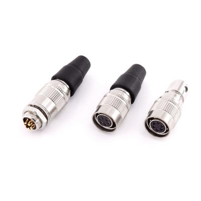 China High Quality Push Pull Power Self Locking 6 Pins Hirose Connectors HR10 Circular Connector Cable for sale