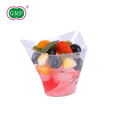 China Viable Single Shape 3.5oz Jelly Dessert Plastic Cup 100ml For Multi Use for sale