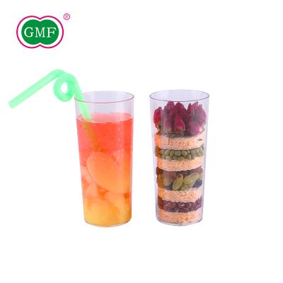 China GMF high grade disposable food beverabge multifunctional clear plastic cup for sale for sale